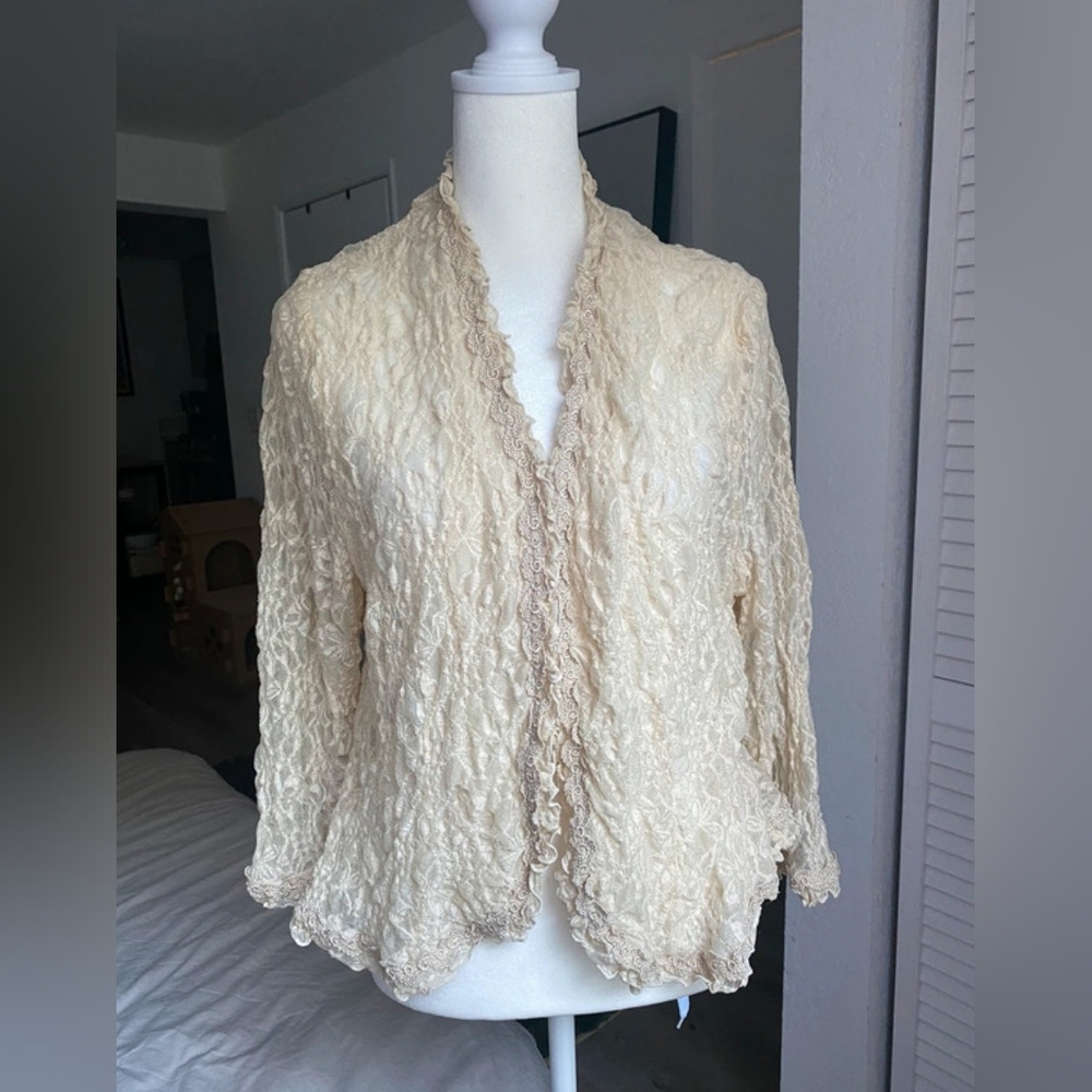 Lace cardigan lace bolero